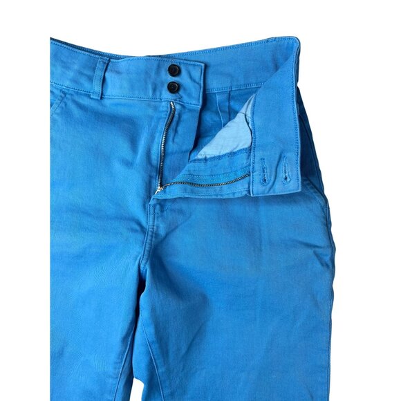 Everlane Womens Cotton Organic Stretch Chino Pants Blue Cropped Casual Size 6 - Picture 9 of 14